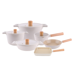 10 Parça Fiore Döküm Tencere Seti - arow