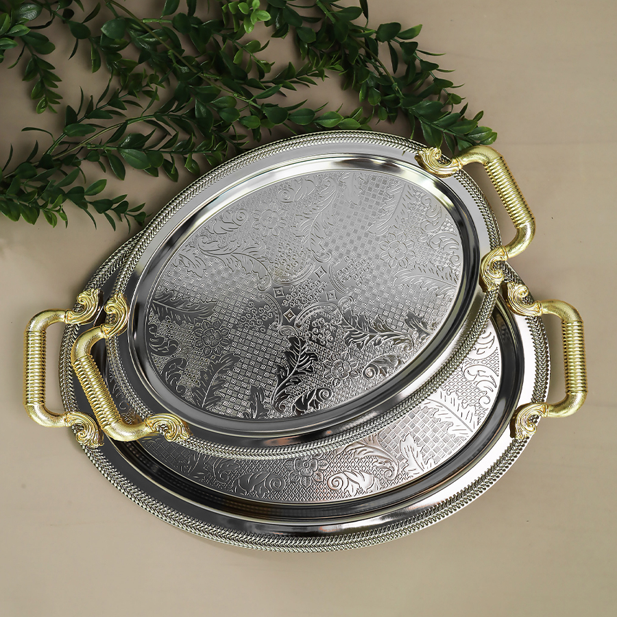 2'li Oval Tepsi - 1