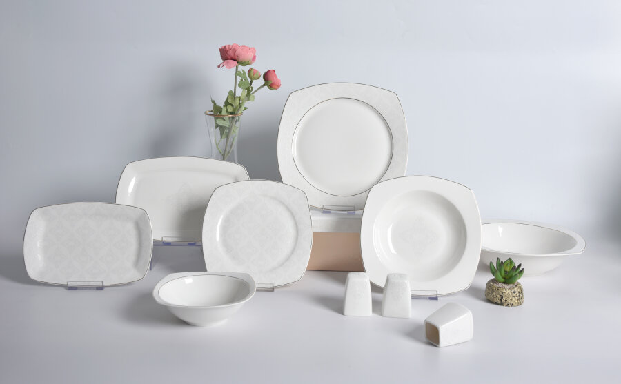 Aldan Gold 55 Parça Yemek Takımı - 1