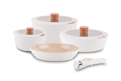 Arlo Seramik Kaplama Tencere Seti - arow