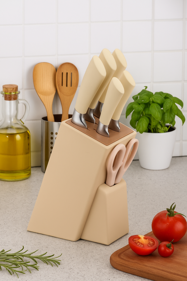 AROW PAMELA STANDLI 7 PRÇ BIÇAK SETİ - 1