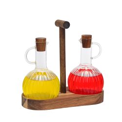 Brier Akasya Cam Yağdanlık Seti - arow