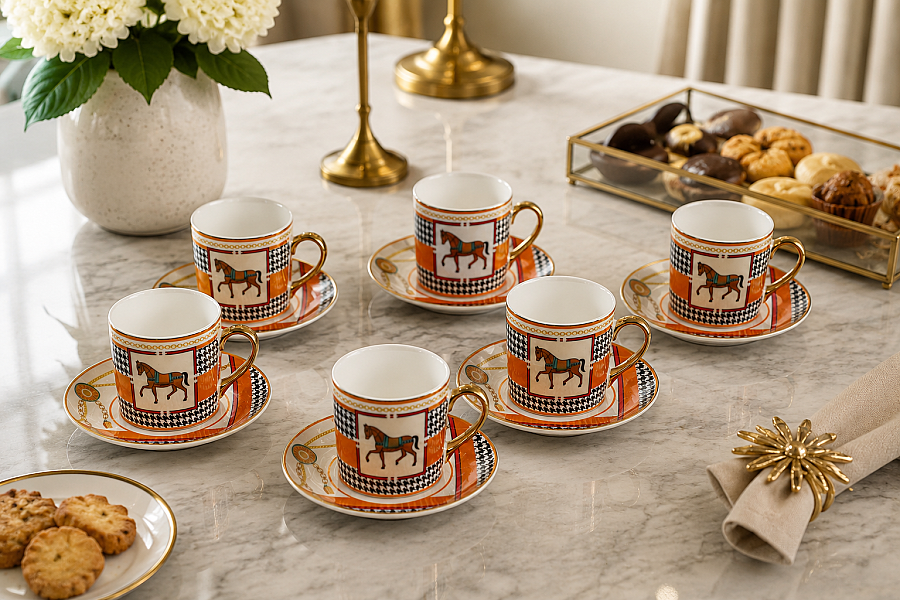 CABALLO 6 KİŞİLİK NESCAFE TAKIMI - 1