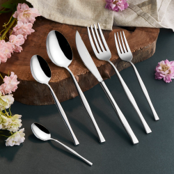 Lida 12 Kişilik Çatal Kaşık Bıçak Seti - arow