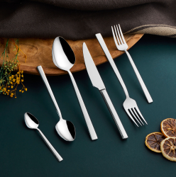 Maya 12 Kişilik Çatal Kaşık Bıçak Seti - arow