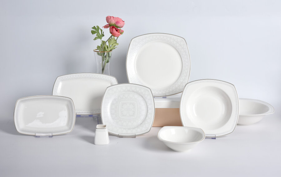 Nile Gold 55 Parça Yemek Takımı - 1