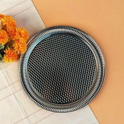 Oval Silver Tepsi - arow