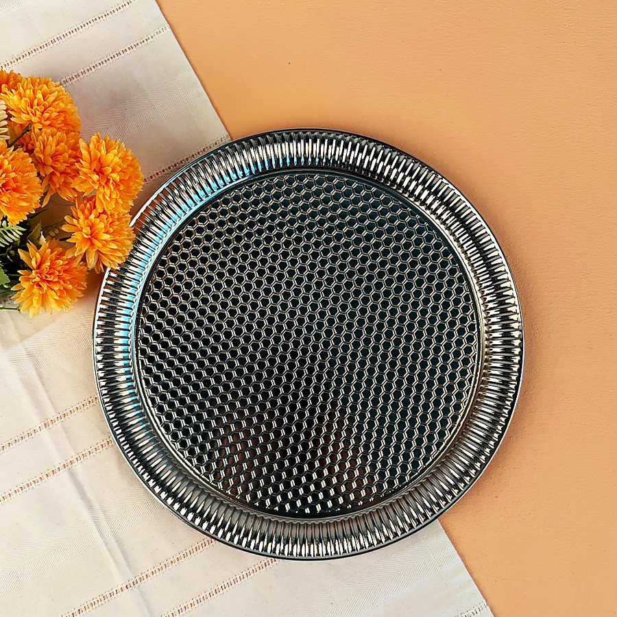 Oval Silver Tepsi - 1