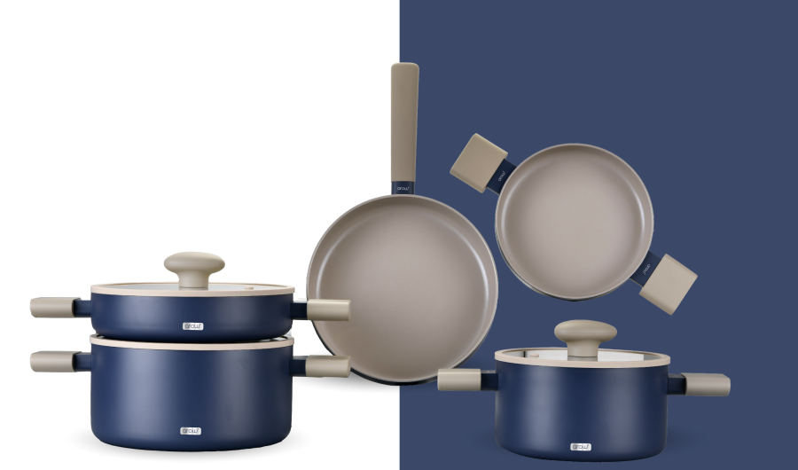  ProChef Cooker Kristal Kaplama Tencere Seti - 1