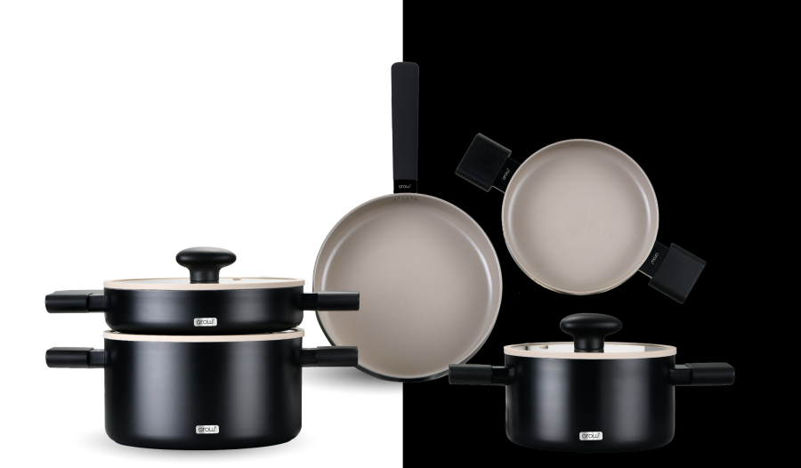 ProChef Cooker Kristal Kaplama Tencere Seti - 1
