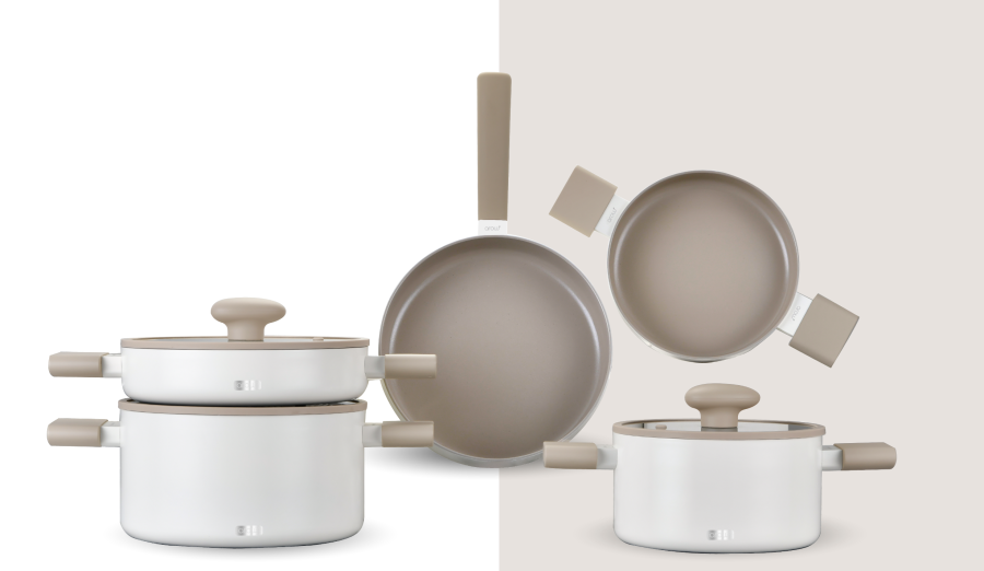 ProChef Cooker Kristal Kaplama Tencere Seti - 1