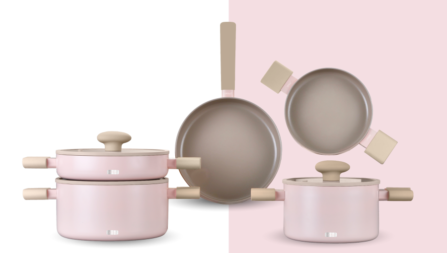 ProChef Cooker Kristal Kaplama Tencere Seti - 1