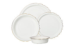 PURE GOLD FINE BONE 24 PARÇA PORSELEN YEMEK TAKIMI - 2