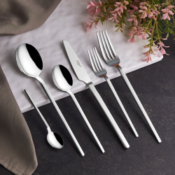 Romeo 6 Kişilik Çatal Kaşık Bıçak Seti - arow