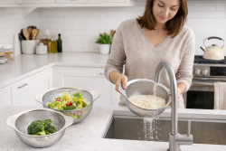 Sieve 3'lü Metal Süzgeç Seti - arow