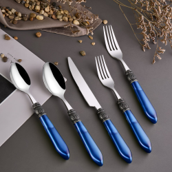 Silver Fortuna Çatal Kaşık Bıçak Seti - Pink&More